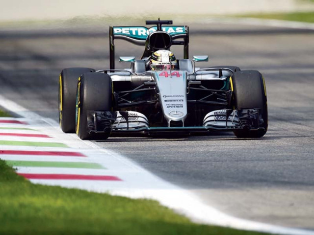 the defending three time champion clocked a best lap time of 1min 21 135sec to outpace his german teammate by nearly half a second photo afp
