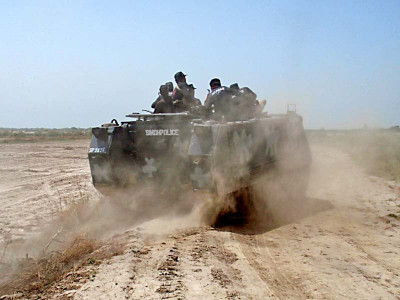 albeit slowly peace returns in restive bagarji forest