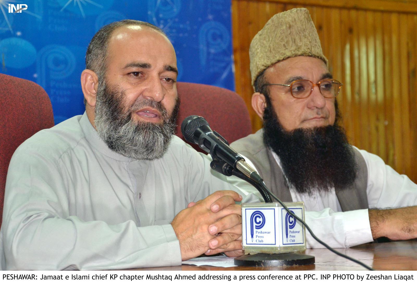 ji s provincial chief said they would never allow those forces which were promoting secularism and liberalism in pakistan photo inp