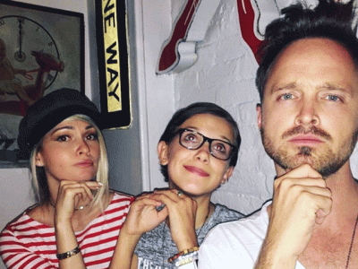aaron paul adopts stranger things star millie brown aaron paul adopts stranger things star millie brown