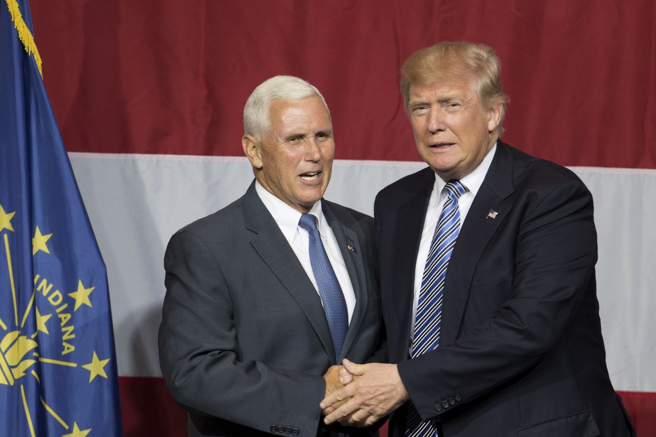 donald trump and mike pence photo afp
