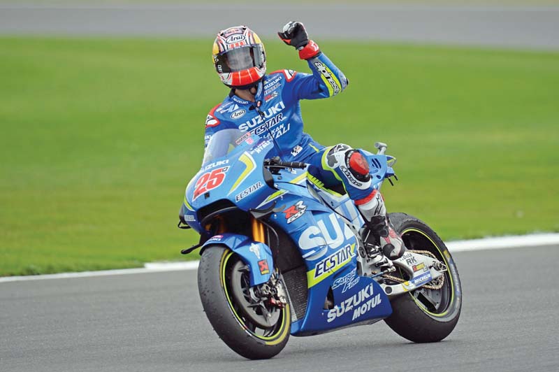 vinales dominated the british grand prix to claim his maiden motogp win photo afp