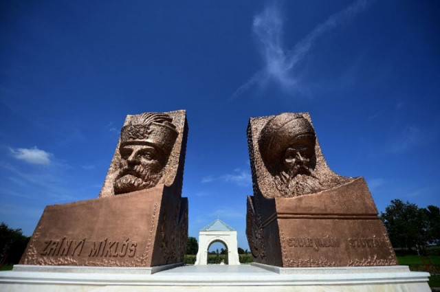 statues of ottoman sultan suleiman r and his opponent miklos zrinyi at the hungarian turkish friendship park near szigetvar photo reuters statues of ottoman sultan suleiman r and his opponent miklos zrinyi at the hungarian turkish friendship park near szigetvar photo reuters