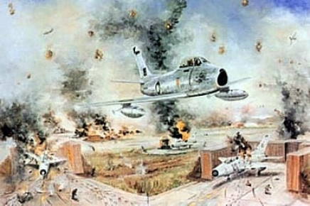an artist 039 s rendition of a paf raid at pathankot in india photo paf