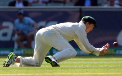 test door ajar for australia s george bailey
