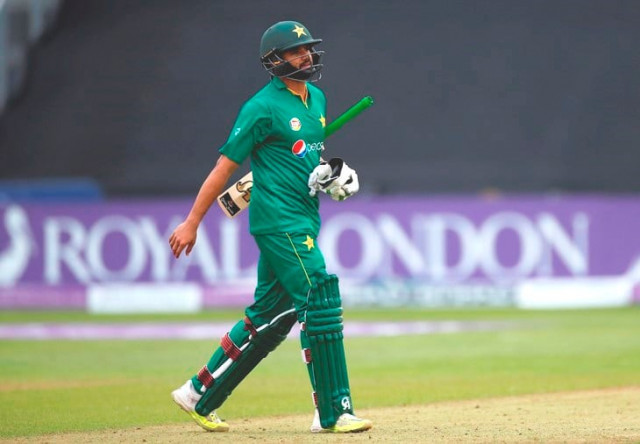 pakistan 039 s azhar ali looks dejected after losing his wicket in fifth odi against england in cardiff wales on september 04 2016 photo reuters pakistan 039 s azhar ali looks dejected after losing his wicket in fifth odi against england in cardiff wales on september 04 2016 photo reuters