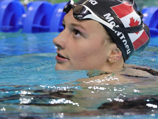canadian summer mcintosh clocked the second fastest 400m freestyle swim in history photo afp canadian summer mcintosh clocked the second fastest 400m freestyle swim in history photo afp