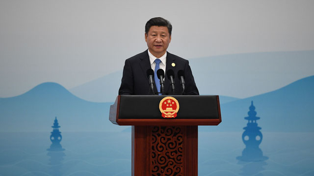 china 039 s president xi jinping delivers his closing statement for the g20 summit in hangzhou on september 5 2016 photo afp