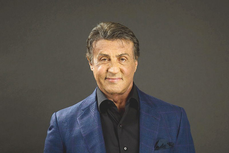 stallone is known for his portrayal of rocky balboa and rambo photo file