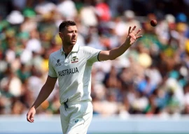 australia s josh hazlewood in action photo reuters