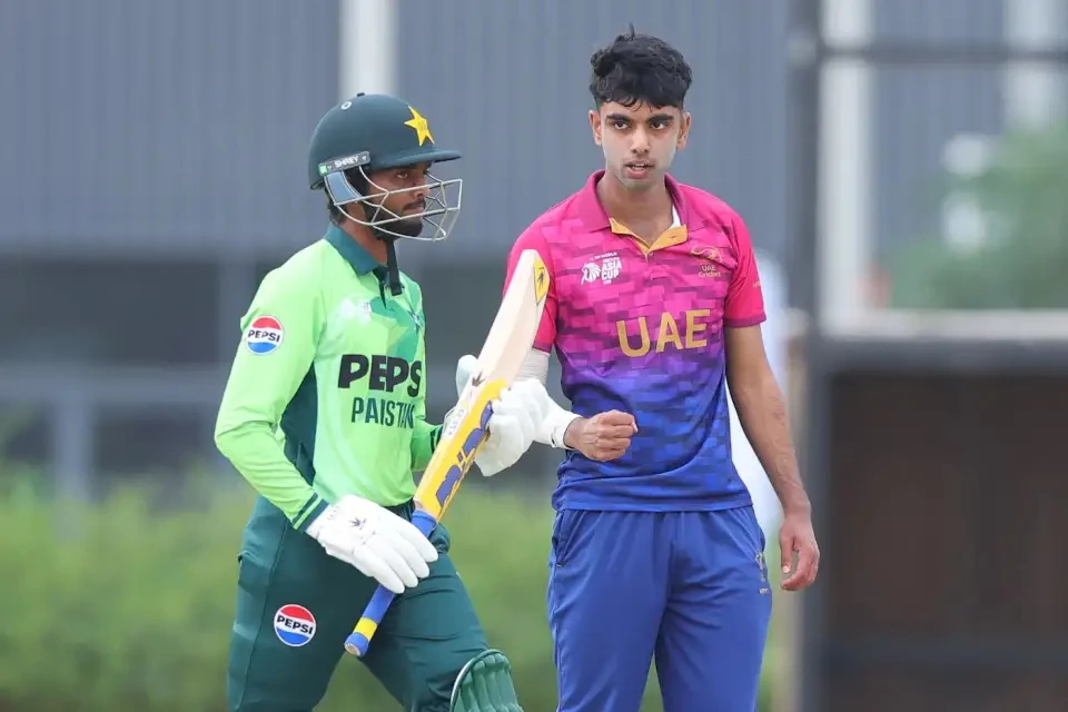 pakistan beat uae to book u19 asia cup semi final spot
