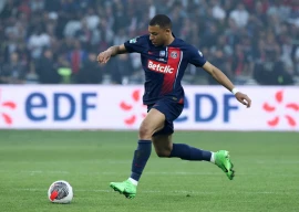 kylian mbappe in action for paris st germain in 2024 photo reuters