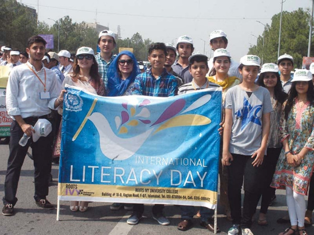 a large number of students and officials participated in the literacy walk photo waseem nazir express a large number of students and officials participated in the literacy walk photo waseem nazir express