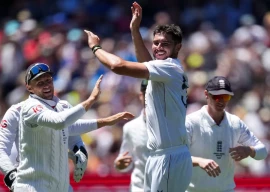 josh tongue celebrates after getting the wicket of usman khawaja of australia photo reuters