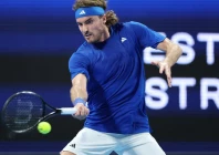 greece s stefanos tsitsipas played his first match in almost four months as he beat japan s shintaro mochizuki photo afp greece s stefanos tsitsipas played his first match in almost four months as he beat japan s shintaro mochizuki photo afp