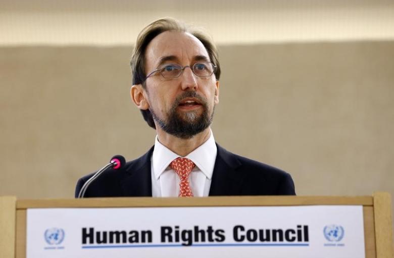 united nations high commissioner for human rights zeid ra 039 ad al hussein addresses the 28th session of the human rights council at the united nations in geneva march 2 2015 photo reuters