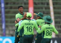 sameer subhan power pakistan to dominant eight wicket win against nz in u19 wc