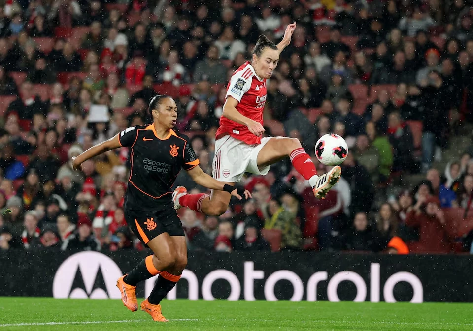 arsenal hoist first women s champions cup