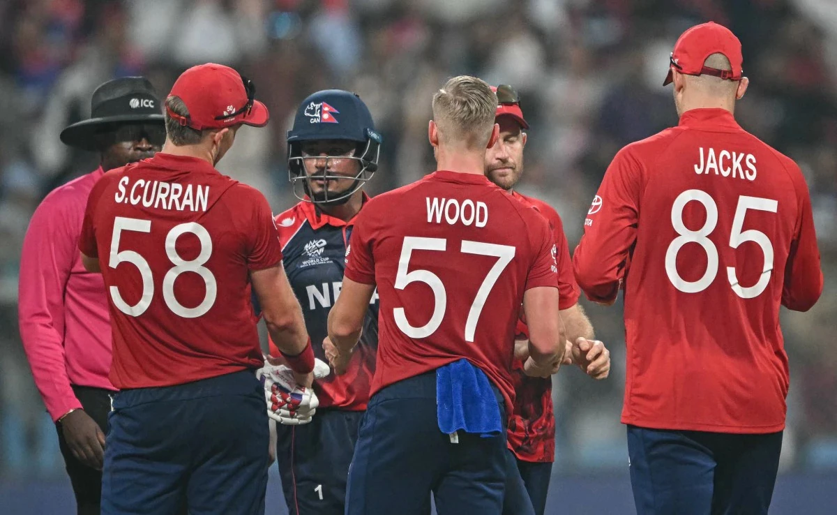 england clung on to beat nepal by four runs photo afp