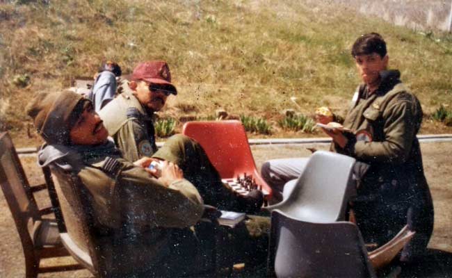 group captain nachiketa a day before he was captured photo ndtv