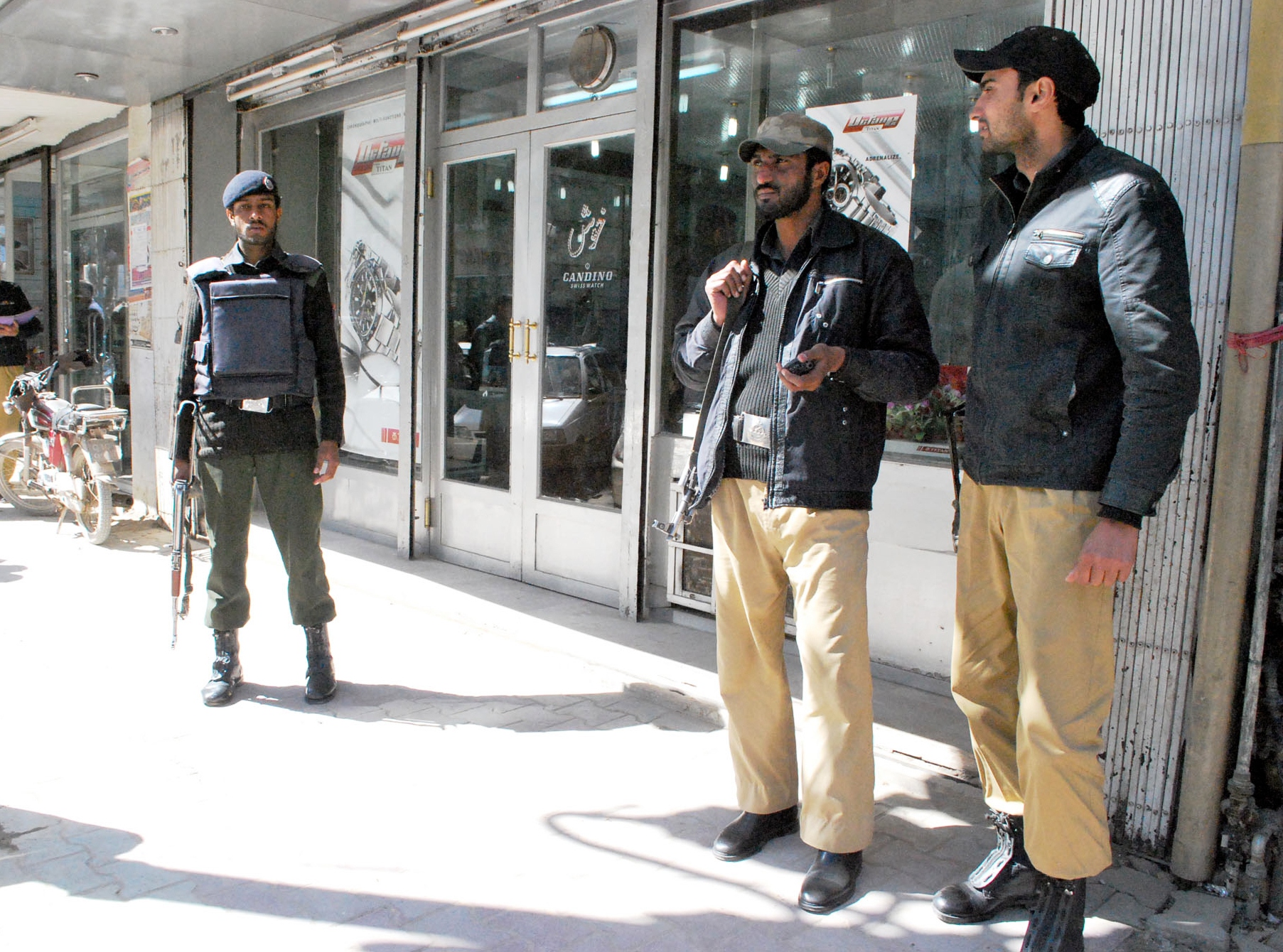 a file photo of police personnel in quetta