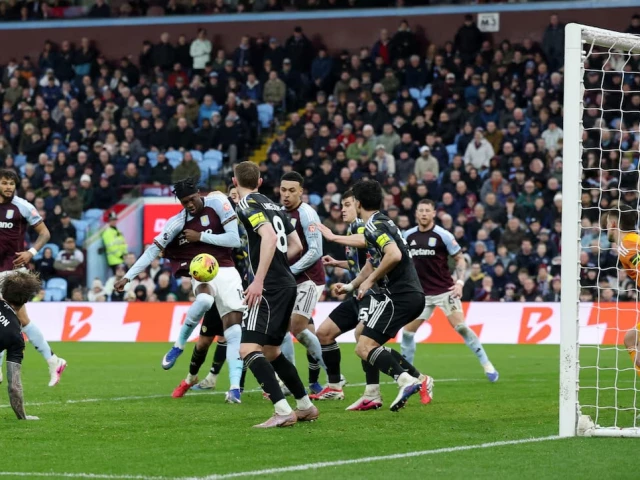 Villa salvage late point against Leeds