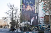 a sign in tribute to iran s late supreme leader ayatollah ali khamenei is displayed on a street after he was killed in israeli and u s strikes on saturday in tehran iran march 4 2026 majid asgaripour wana west asia news agency via reuters