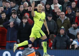 tottenham striker richarlison celebrates after scoring against liverpool photo afp