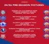 pre season fixtures announced