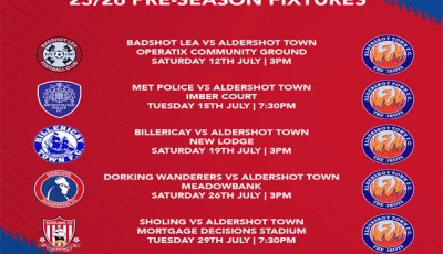 pre season fixtures announced