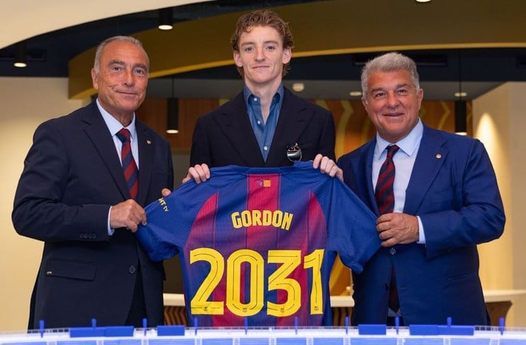 Barcelona sign Anthony Gordon from Newcastle on five-year deal