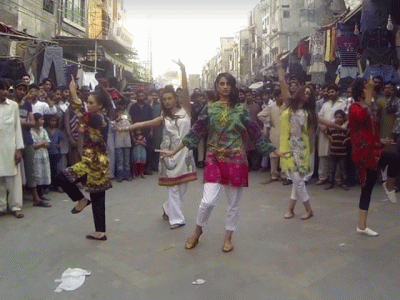 fashion brand comes under fire for all female flash mob in lahore