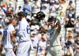 latham conway pile on the runs against england