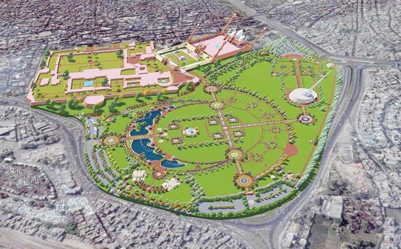 the greater iqbal park was originally envisioned in 2013 but the project could not be launched due to unavailability of funds later a deadline was announced for june 30 for completion of the project but it was missed photo pha