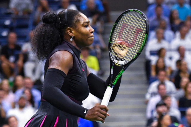 serena williams celebrates her victory over simona halep in new york on september 7 2016 photo afp