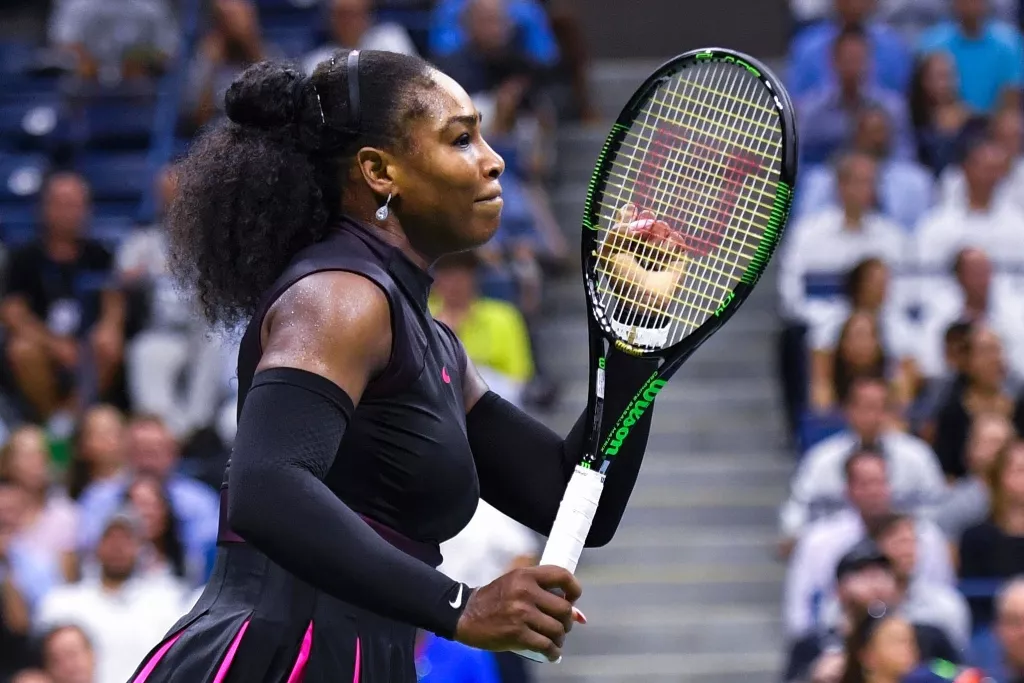 serena williams celebrates her victory over simona halep in new york on september 7 2016 photo afp serena williams celebrates her victory over simona halep in new york on september 7 2016 photo afp