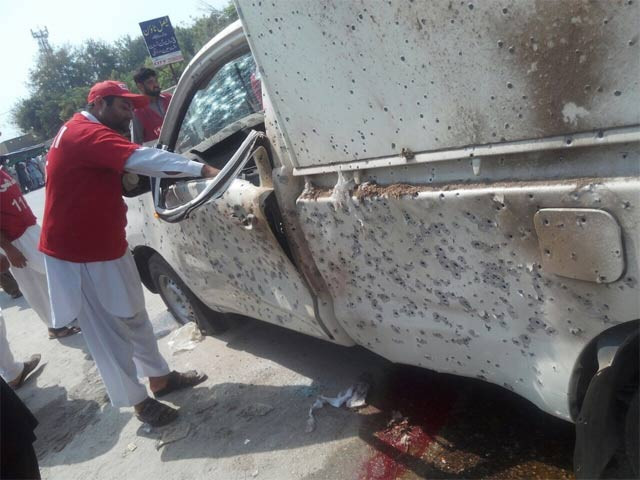 the injured were shifted to lady reading hospital for immediate treatment photo riaz ahmad express