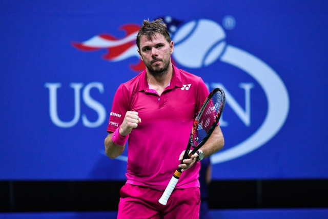 stan wawrinka celebrates a point against juan martin del potro in new york on september 7 2016 photo afp stan wawrinka celebrates a point against juan martin del potro in new york on september 7 2016 photo afp