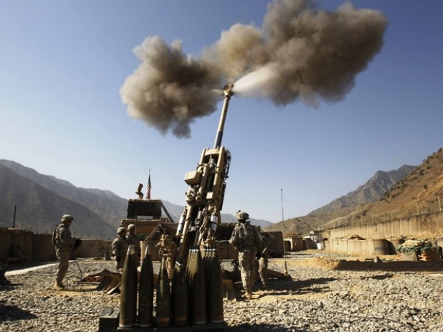 this file photo shows us soldiers fire a 155mm m777 howitzer in eastern afghanistan photo reuters