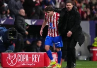 diego simeone insists barcelona target julian alvarez will continue at atletico photo afp file