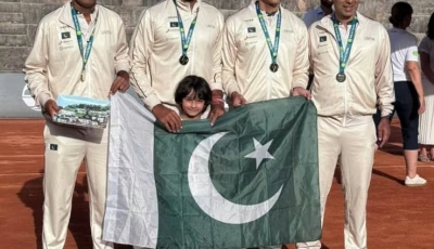 pakistan claim historic silver at itf masters world team championships