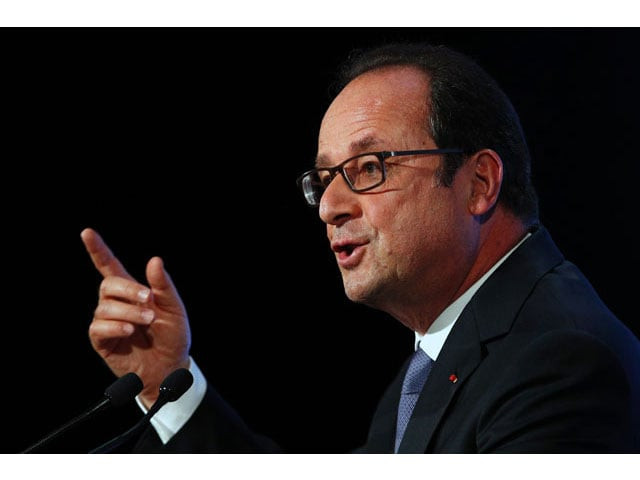 french president francois hollande delivers a speech about democracy and terrorism on september 8 2016 in paris photo afp