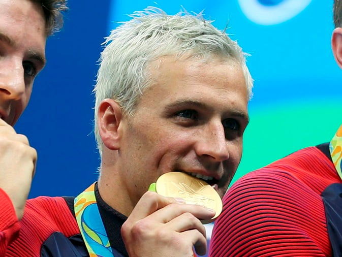 ryan lochte slapped with 10 month suspension