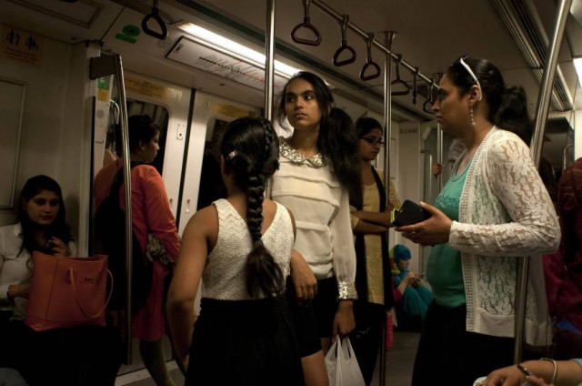 indians ride a subway car reserved for women in new delhi on june 10 photo afp indians ride a subway car reserved for women in new delhi on june 10 photo afp