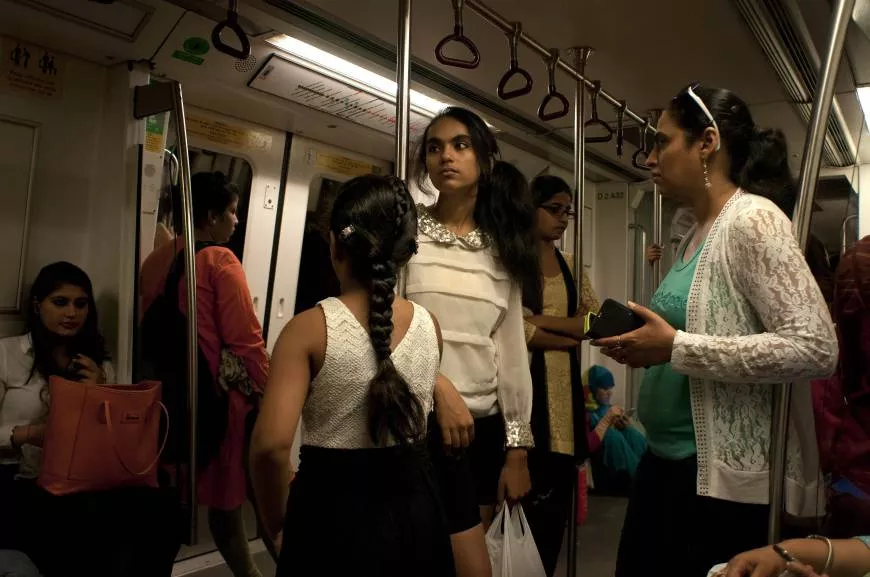indians ride a subway car reserved for women in new delhi on june 10 photo afp indians ride a subway car reserved for women in new delhi on june 10 photo afp