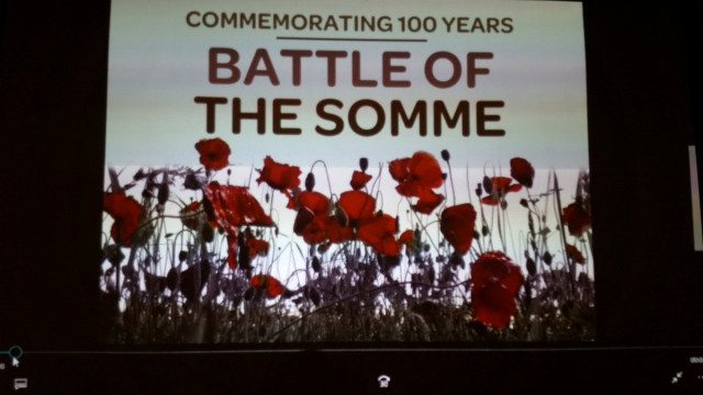 the battle of somme was screened at british deputy high commission on thursday evening photo twitter belinda lewis1 the battle of somme was screened at british deputy high commission on thursday evening photo twitter belinda lewis1