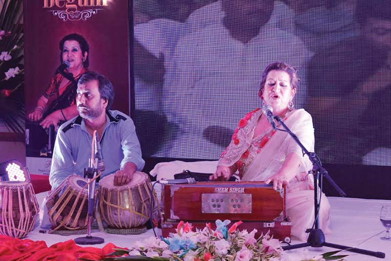 melodious treat ghazal singer munni begum enthralls audiences in city