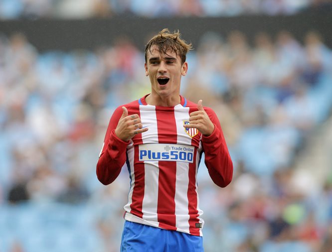 atletico madrid 039 s antoine griezmann celebrates his goal against celta vigo on september 10 2016 photo reuters