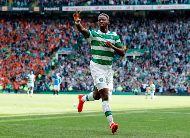 celtic 039 s moussa dembele celebrates scoring their fourth goal and completing his hat trick against rangers on september 10 2016 photo reuters celtic 039 s moussa dembele celebrates scoring their fourth goal and completing his hat trick against rangers on september 10 2016 photo reuters
