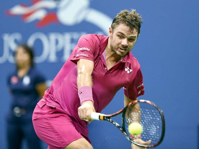 wawrinka stayed on track by coming up big on key points saving 11 of 15 break points held by the talented japanese at the arthur ashe stadium photo afp wawrinka stayed on track by coming up big on key points saving 11 of 15 break points held by the talented japanese at the arthur ashe stadium photo afp